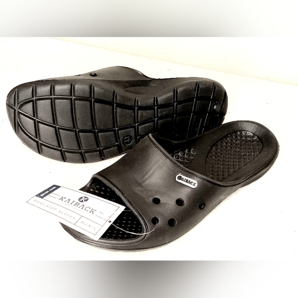 Men's lightweight foam  comfort, slide sandals 10.5